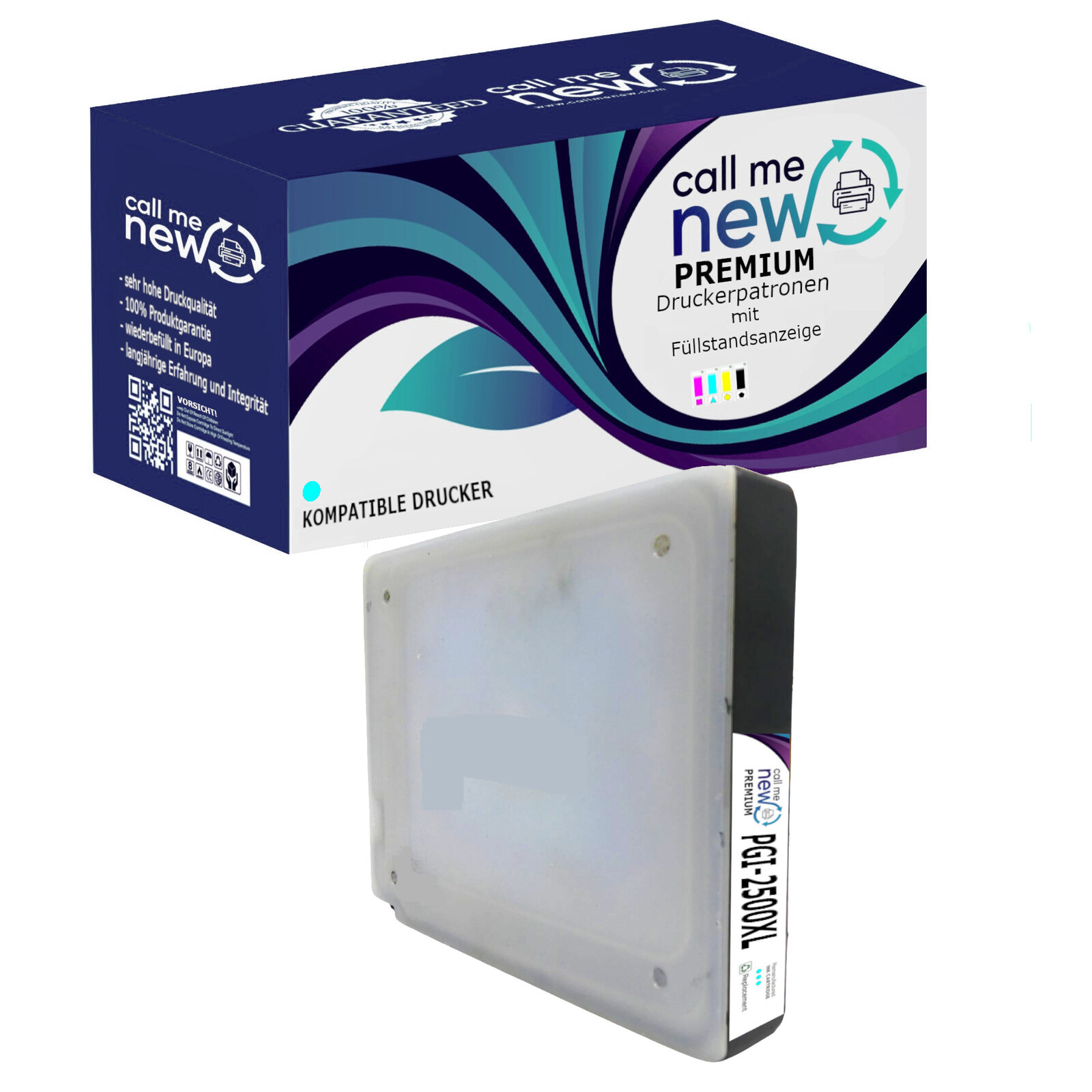 CMN Premium aufber.Tintenpatrone Canon PGI-2500XL cyan