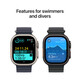 Apple Watch Ultra 2 LTE 49mm black Titanium Case + Trail M/L