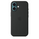 Apple iPhone 16 Silikon Case mit Magsafe black