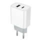 Felixx Premium Ladegerät 20W 1x USB-C/ 1x USB-A weiß