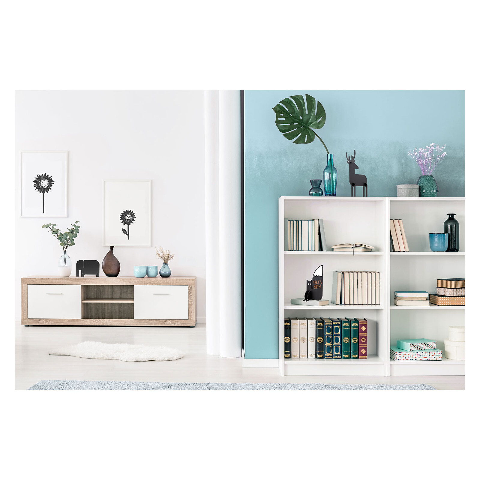 Securit 3-D Tier Reh Schwarz