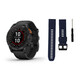 Garmin Fenix 7 Pro Solar slate gray  + Gratis Mika Band dunkelblau
