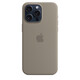 Apple iPhone 15 Pro Max Silikon Case mit MagSafe clay