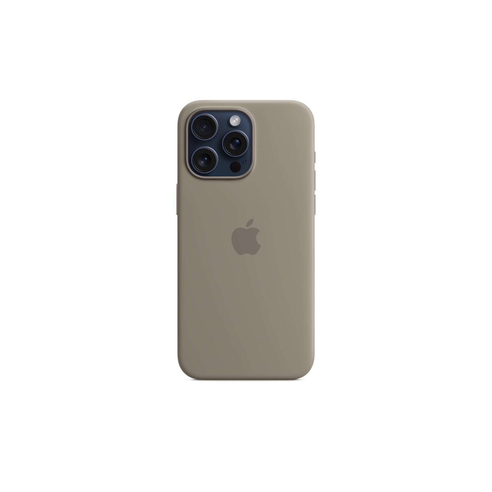 Apple iPhone 15 Pro Max Silikon Case mit MagSafe clay