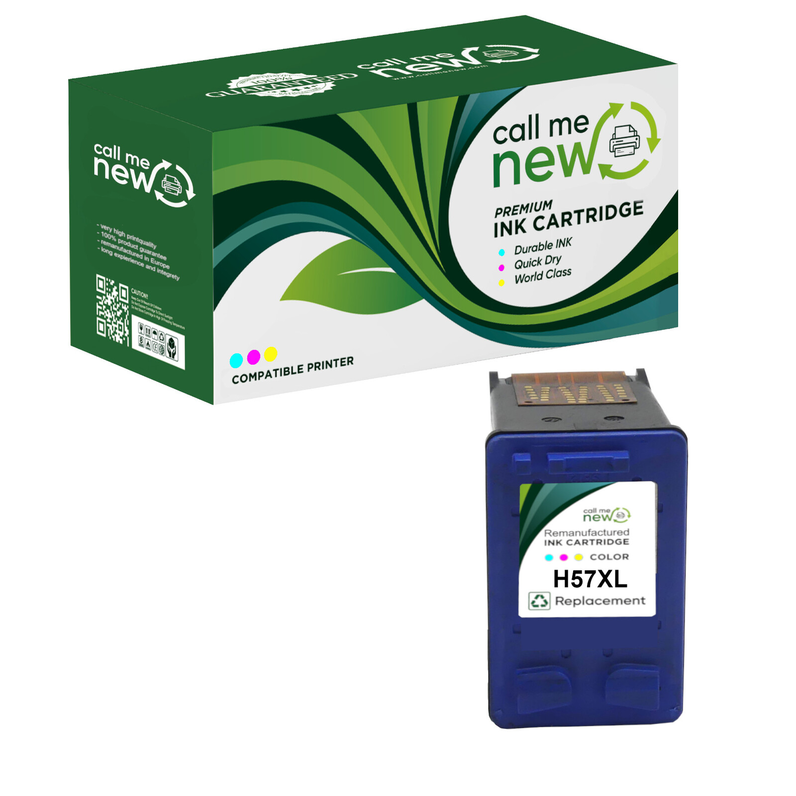 CMN aufber. Tintenpatrone f&uuml;r HP57 farbig