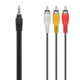 Hama Audio-/Video-Kabel 3,5mm Klinke 4pol - 3 Cinch Stecker