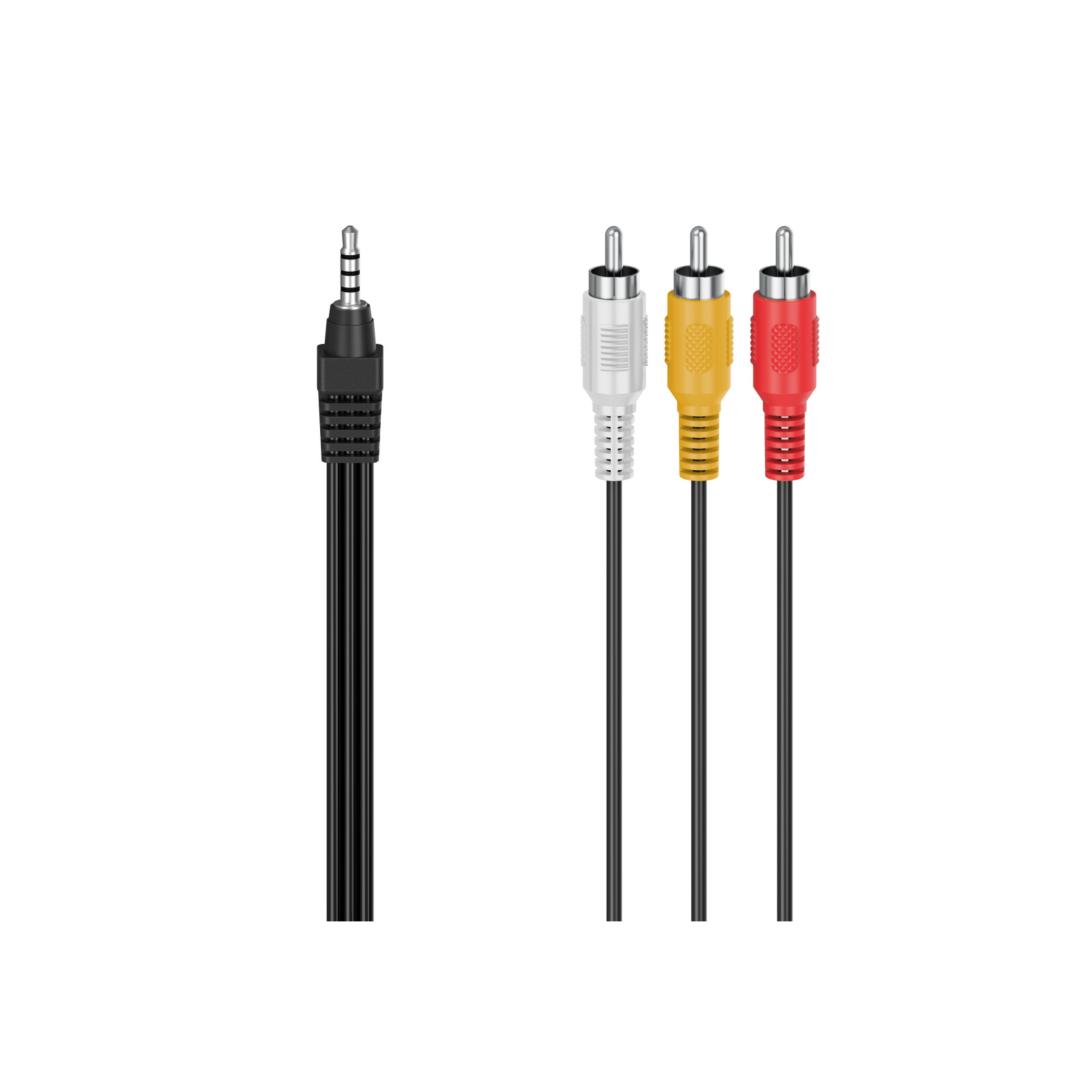 Hama Audio-/Video-Kabel 3,5mm Klinke 4pol - 3 Cinch Stecker