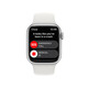 Apple Watch S8 Alu 41mm Sportband weiß