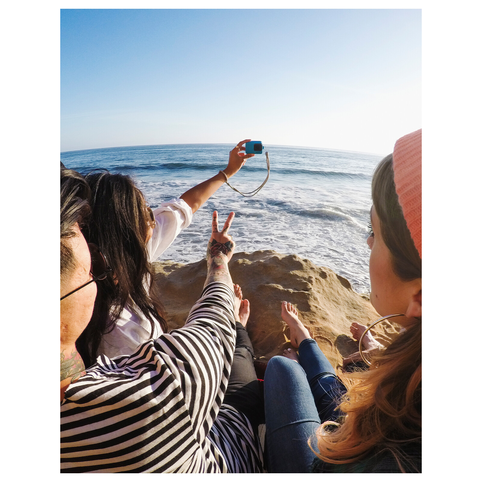 GoPro Sleeve + Lanyard Hero 8 Bluebird
