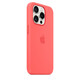 Apple iPhone 15 Pro Silikon Case mit MagSafe guava