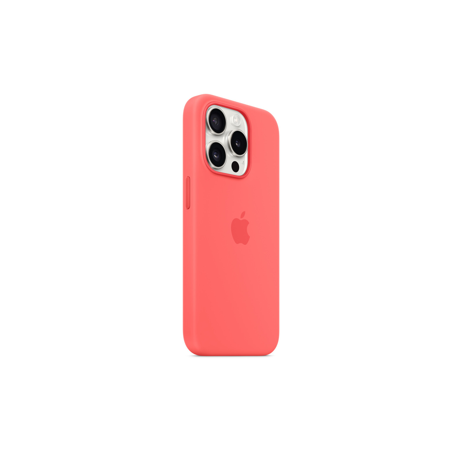 Apple iPhone 15 Pro Silikon Case mit MagSafe guava
