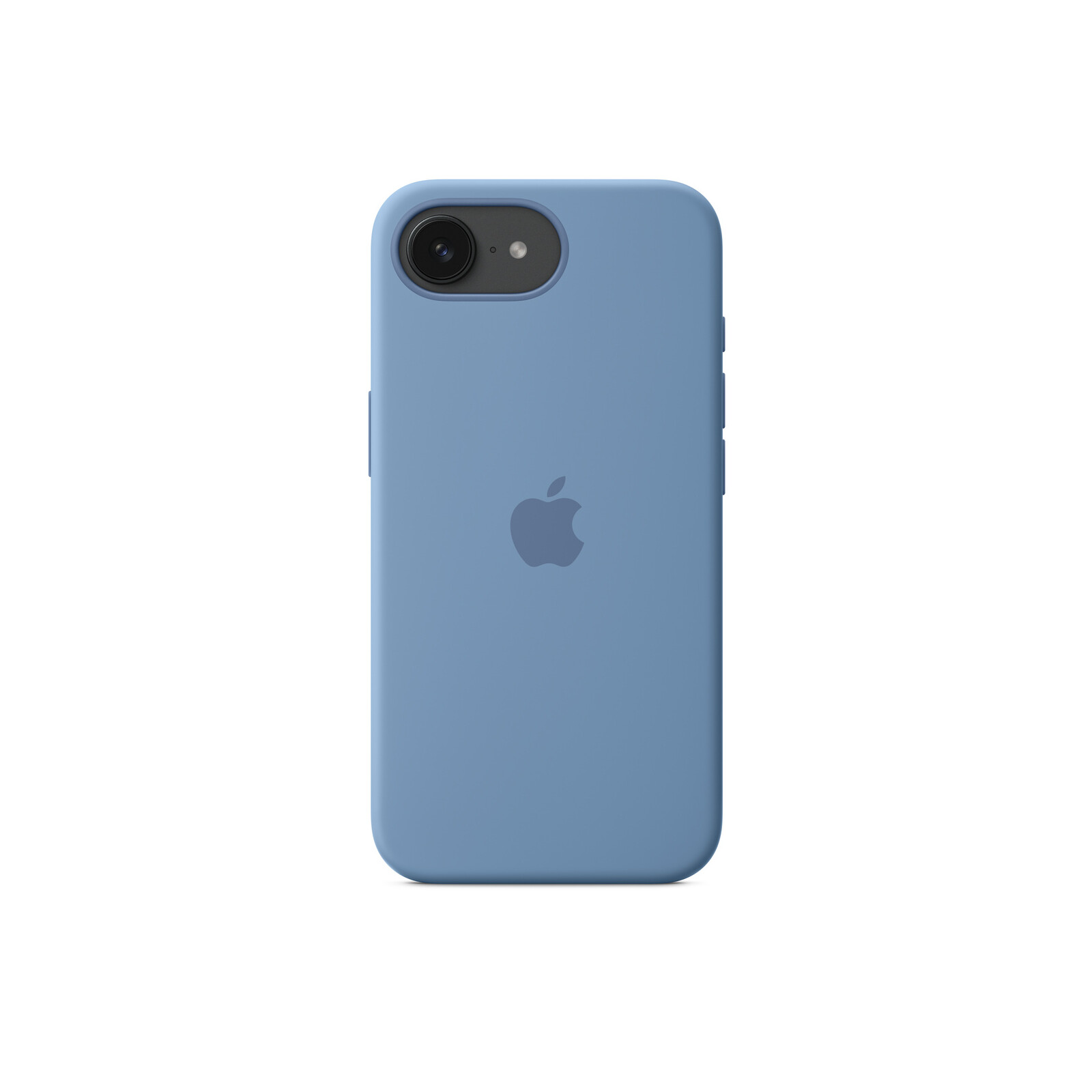 Apple iPhone 16e Silikon Case winterblau