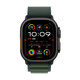 Apple Watch Ultra 2 LTE 49mm black Titanium Case + green L