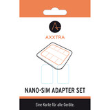 Axxtra Sim Karten Adapterset: 1 x NanoSIM auf MicroSim Axxtra Sim Karten Adapterset: 1 x NanoSIM auf MicroSim
