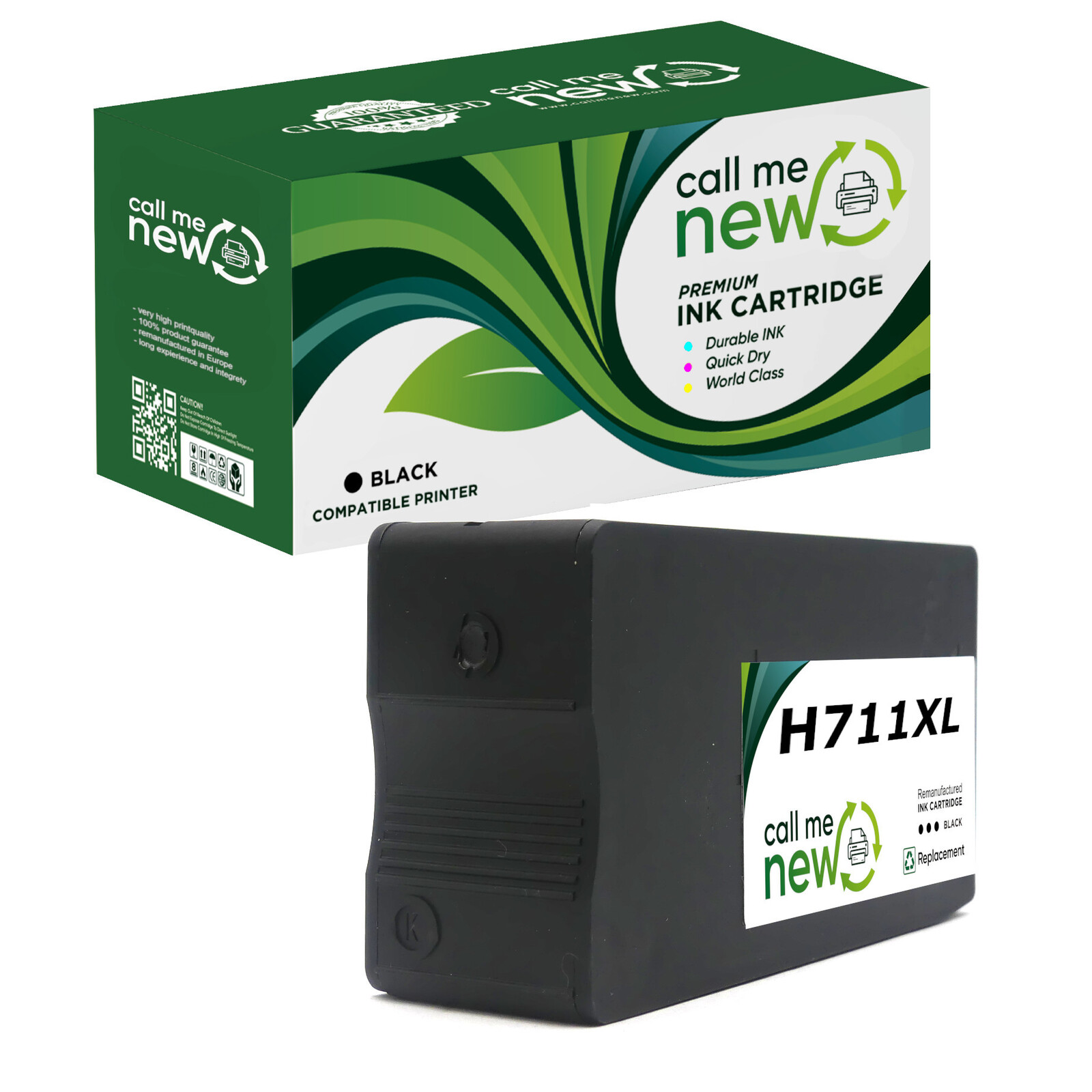 CMN aufber. Tintenpatrone für HP711XL schwarz