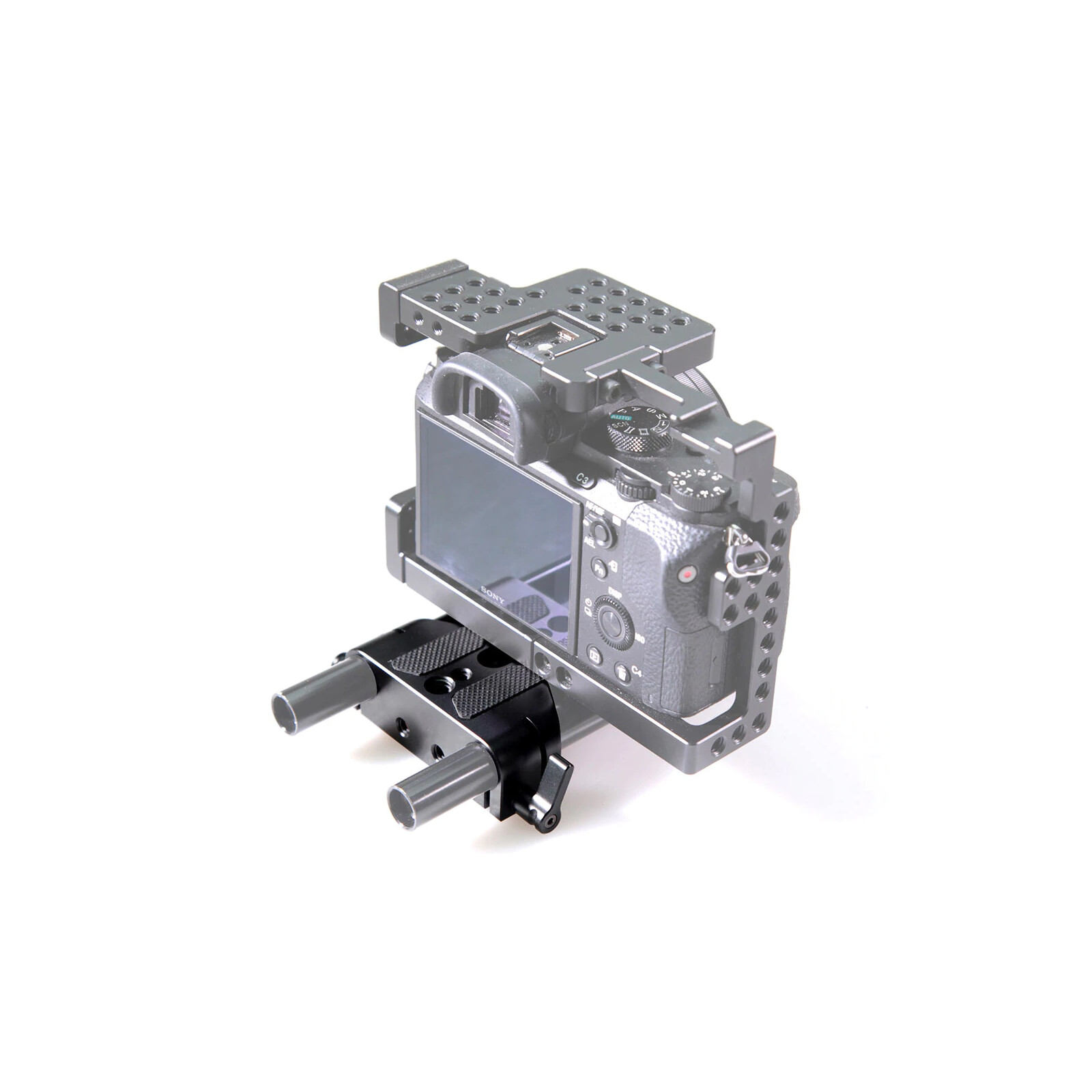 SmallRig Basisplatte mit Dual 15mm Rod Clamp 