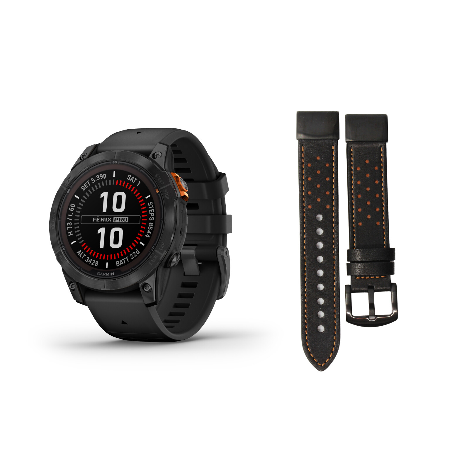 Garmin Fenix 7 Pro Solar slate gray + Gratis Mika Band schwarz

