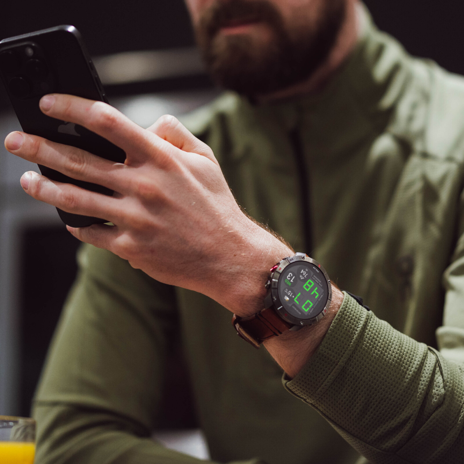 Polar Grit X2 Pro Leder bronze M/L