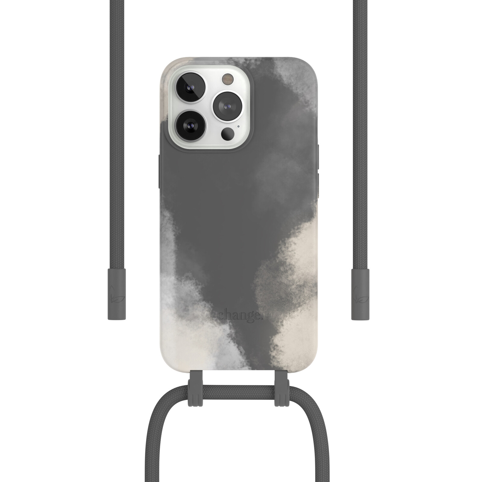 Woodcessories Change Case Batik iPhone 13 Pro grau