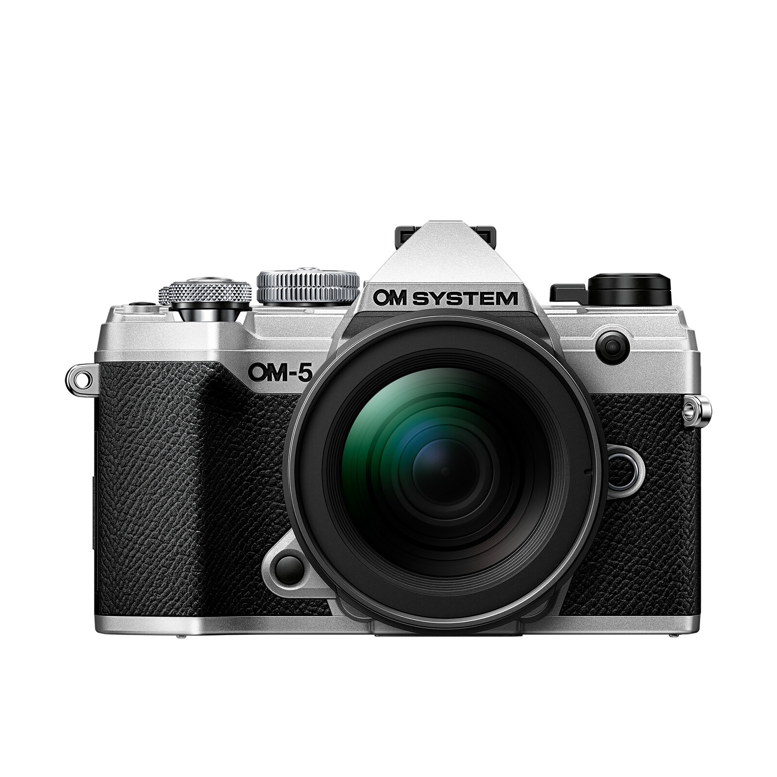 OM System OM-5 silber + 12-45/4,0 schwarz