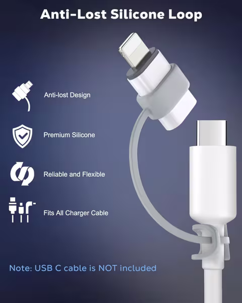 felixx Lade- Adapter USB Typ-C Buchse zu Lightning Stecker