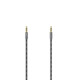 Hama Audio-Kabel 3,5-mm-Klinken, Metall, vergoldet, 0,75 m