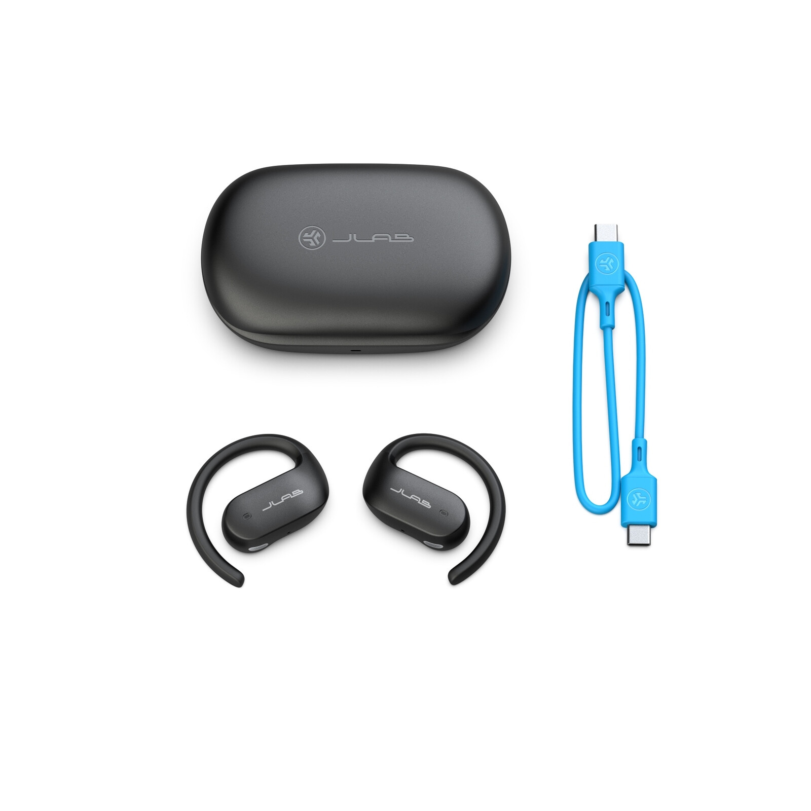 JLAB JBuds Open Sport TWS Headpones Black