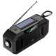 Felixx Outdoor FM/AM Radio Solar mit LED 5000mAh schwarz