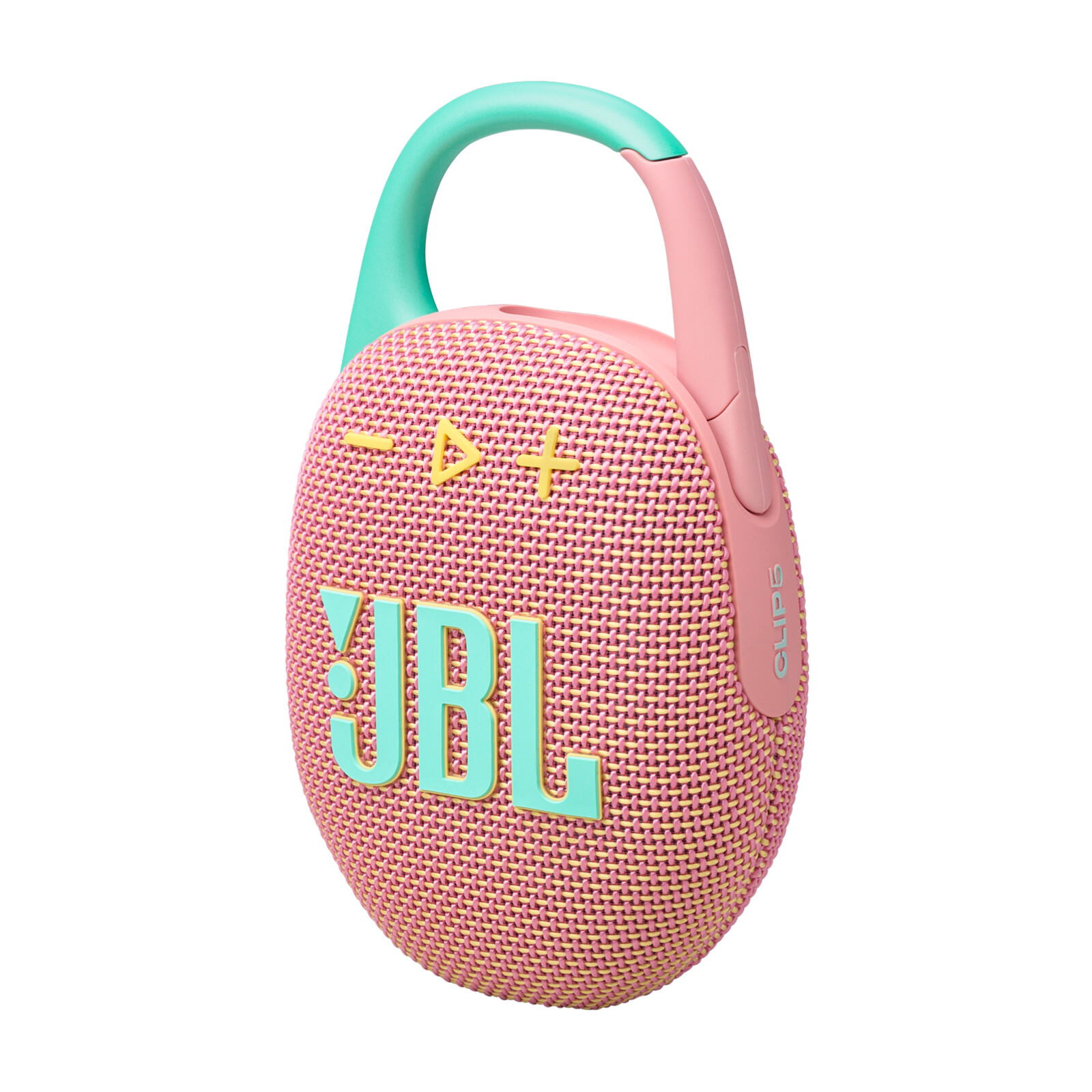JBL Clip5 Bluetooth Lautsprecher mit Karabinerhaken pink