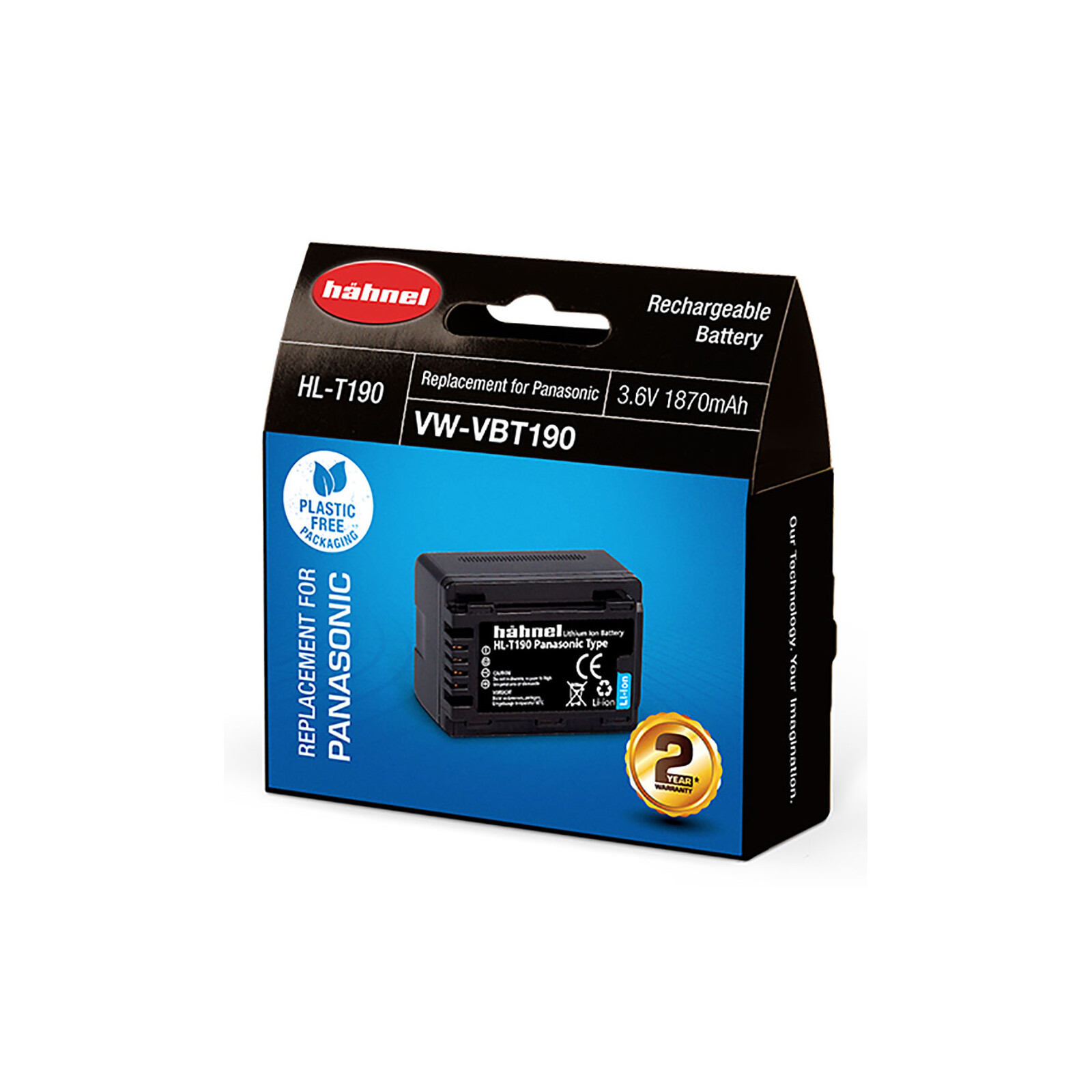 Hähnel Panasonic VW-VBT190 Akku