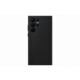 Samsung Back Cover Leather Galaxy S22 Ultra schwarz