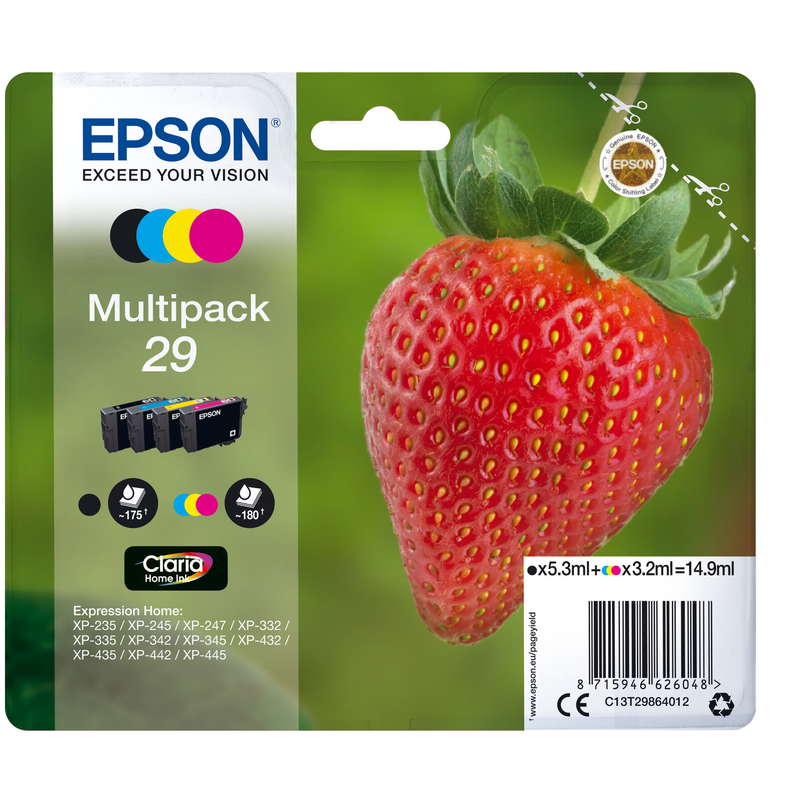 Epson 29 T2986 Tinte Multipack