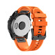 Mika Uhrenarmband Garmin Quick Silikon 26mm orange
