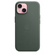 Apple iPhone 15 FineWoven Case mit MagSafe evergreen