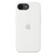 Apple iPhone 16e Silikon Case weiß