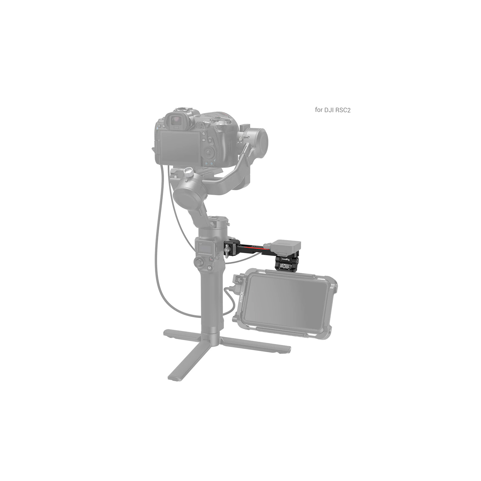 SmallRig Monitorhalterung mit NATO-Klemme für DJI RS 2