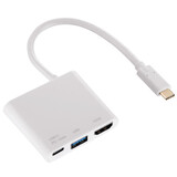Hama 133476 3in1 USB-C-Multiport Adapter Hama 133476 3in1 USB-C-Multiport Adapter