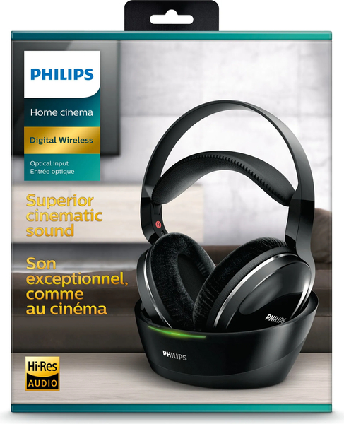 Philips SHD8850/12 kabellose TV-Kopfhörer schwarz