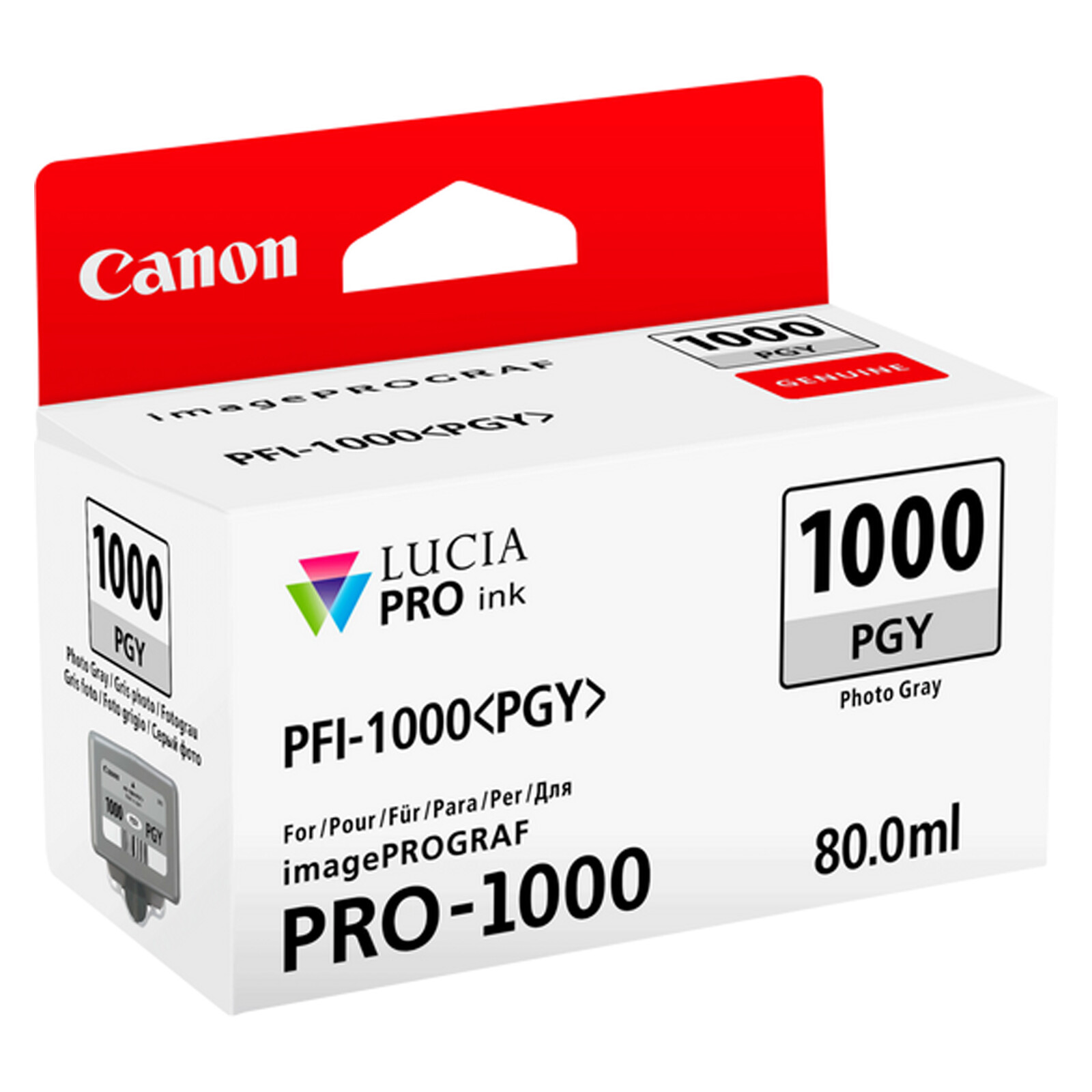 Canon PFI1000PGY photo grey imagePrograf Pro 1000