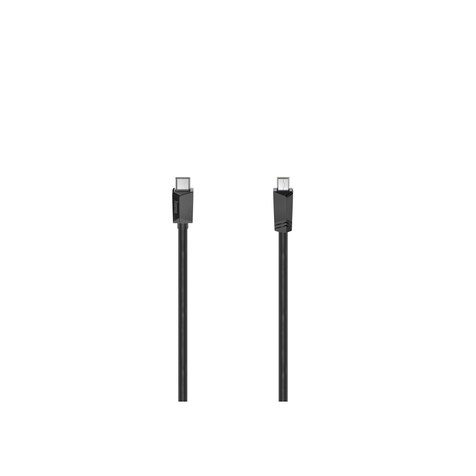 Hama 200643 USB-C Kabel Mini-USB Stecker 0,75m