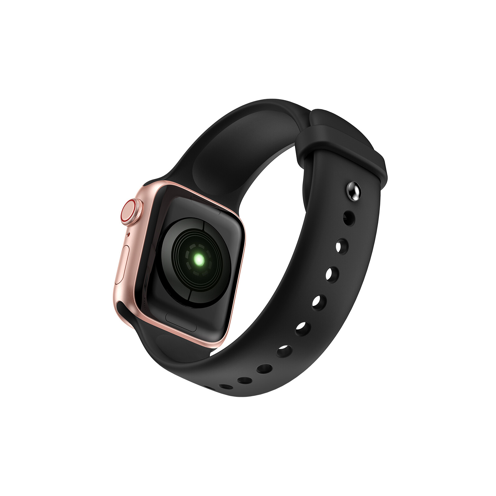 Mika Uhrenarmband Apple 38/40mm Silikon schwarz