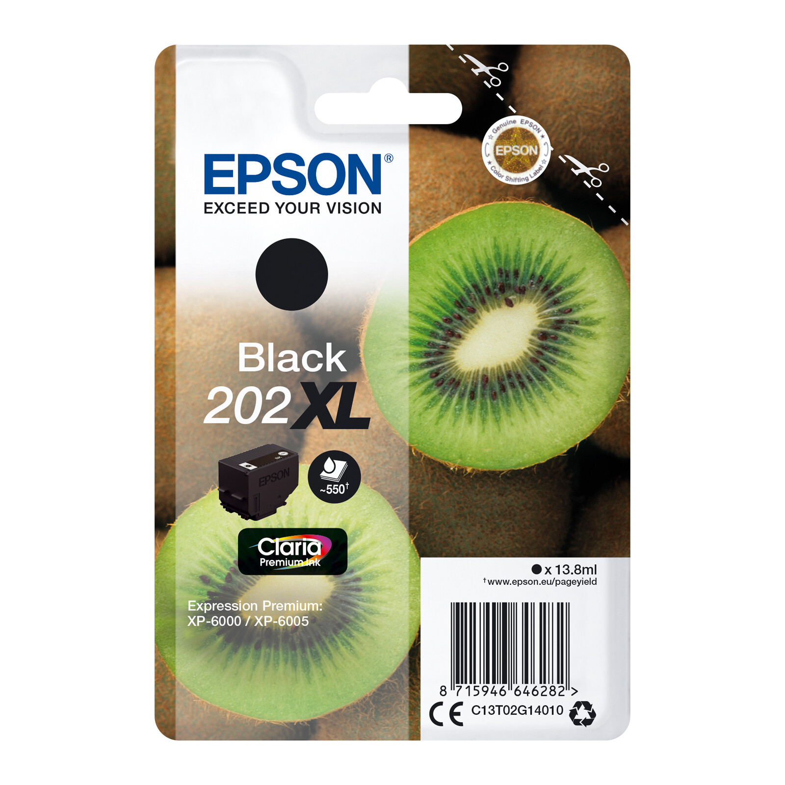 Epson 202XL T02G1 Tinte Black