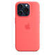 Apple iPhone 15 Pro Silikon Case mit MagSafe guava