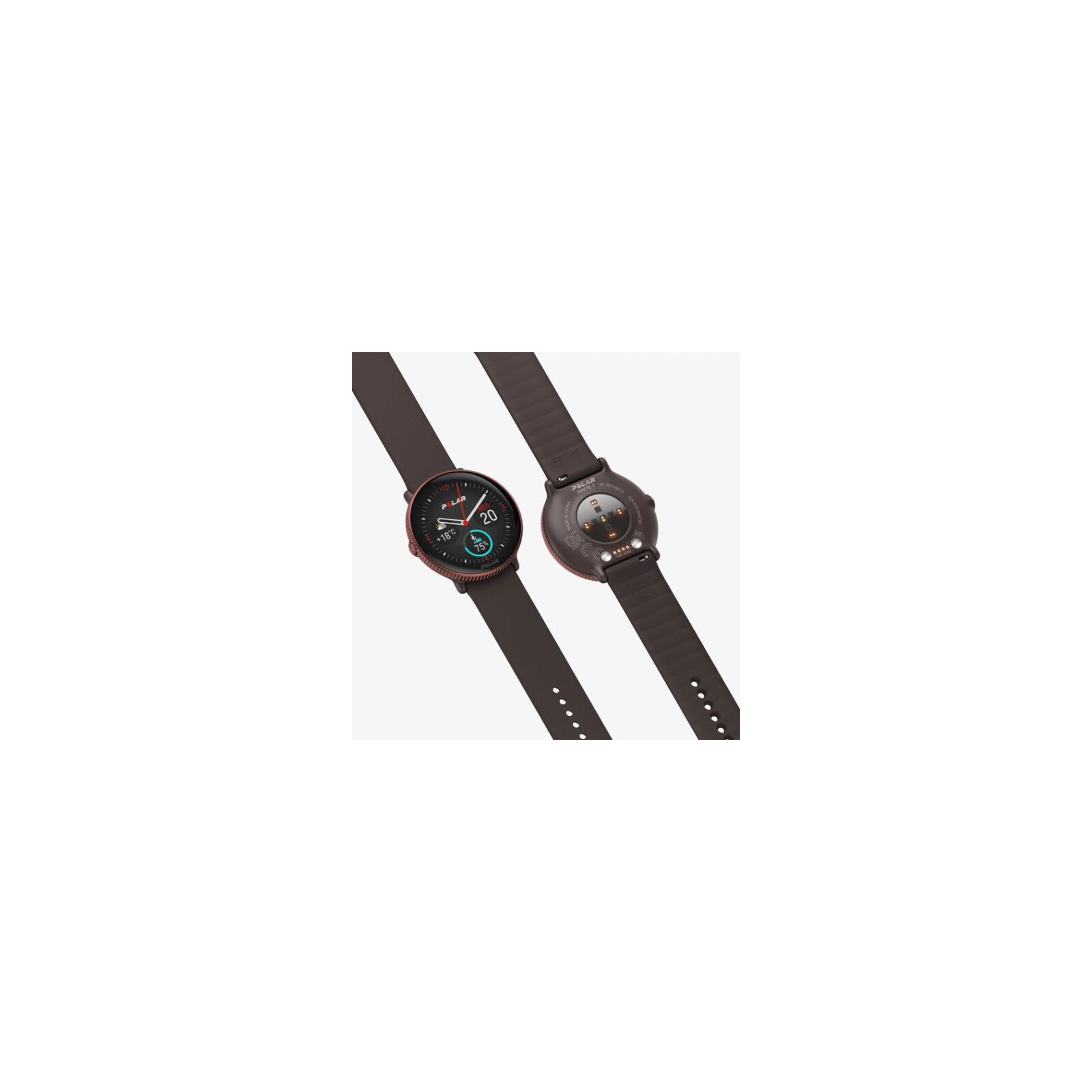 Polar Ignite 3 Titan bronze mit Lederarmband