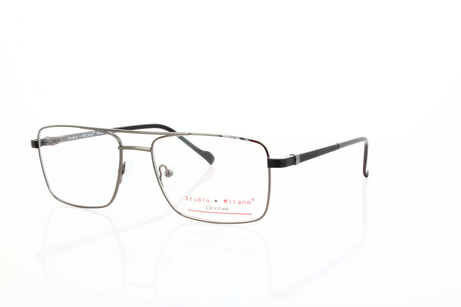 66825-1 Herrenbrille Doppelsteg Metall