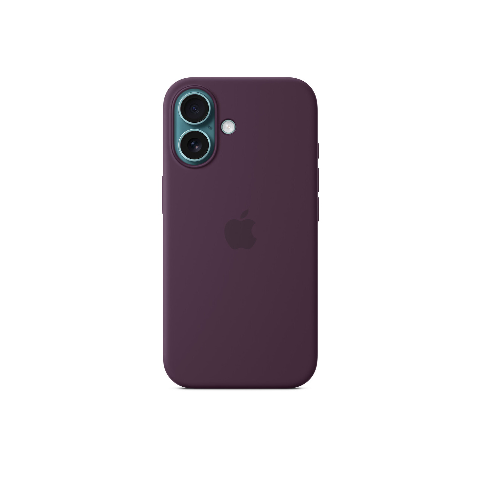  Apple iPhone 16 Silikon Case mit Magsafe plum 