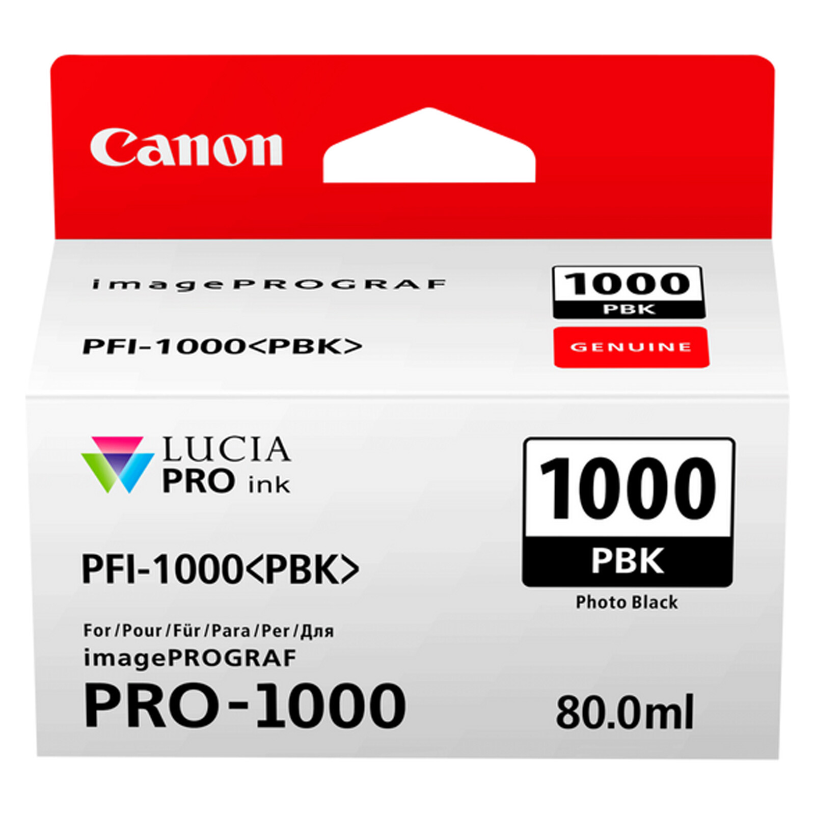 Canon PFI1000PBK photo black imagePrograf Pro 1000
