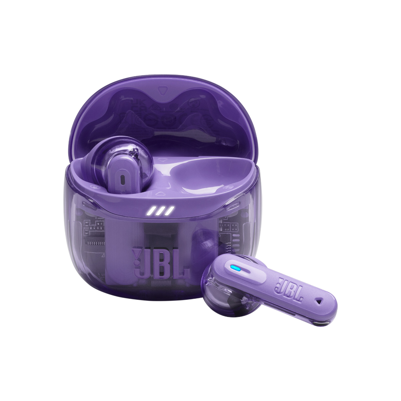 JBL Tune Flex 2 GHOST TWS  kabelloser In-Ear Kopfhörer, lila