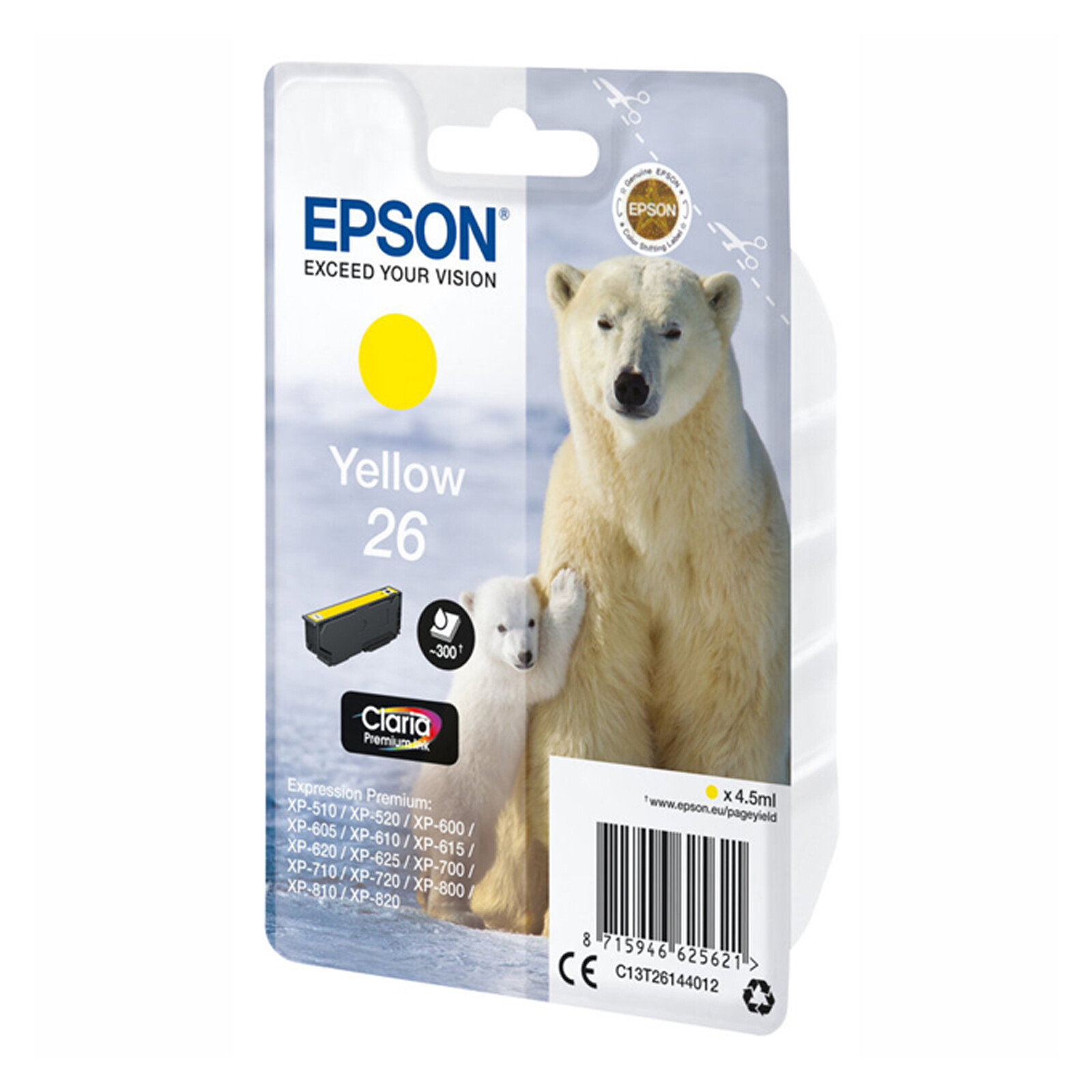 Epson T26144012 Tinte gelb 4.5ml
