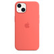 Apple iPhone 13 Silikon Case mit MagSafe pink pomelo